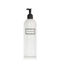 Silkscreened Cosmo/Bullet White Single Shower Bottle