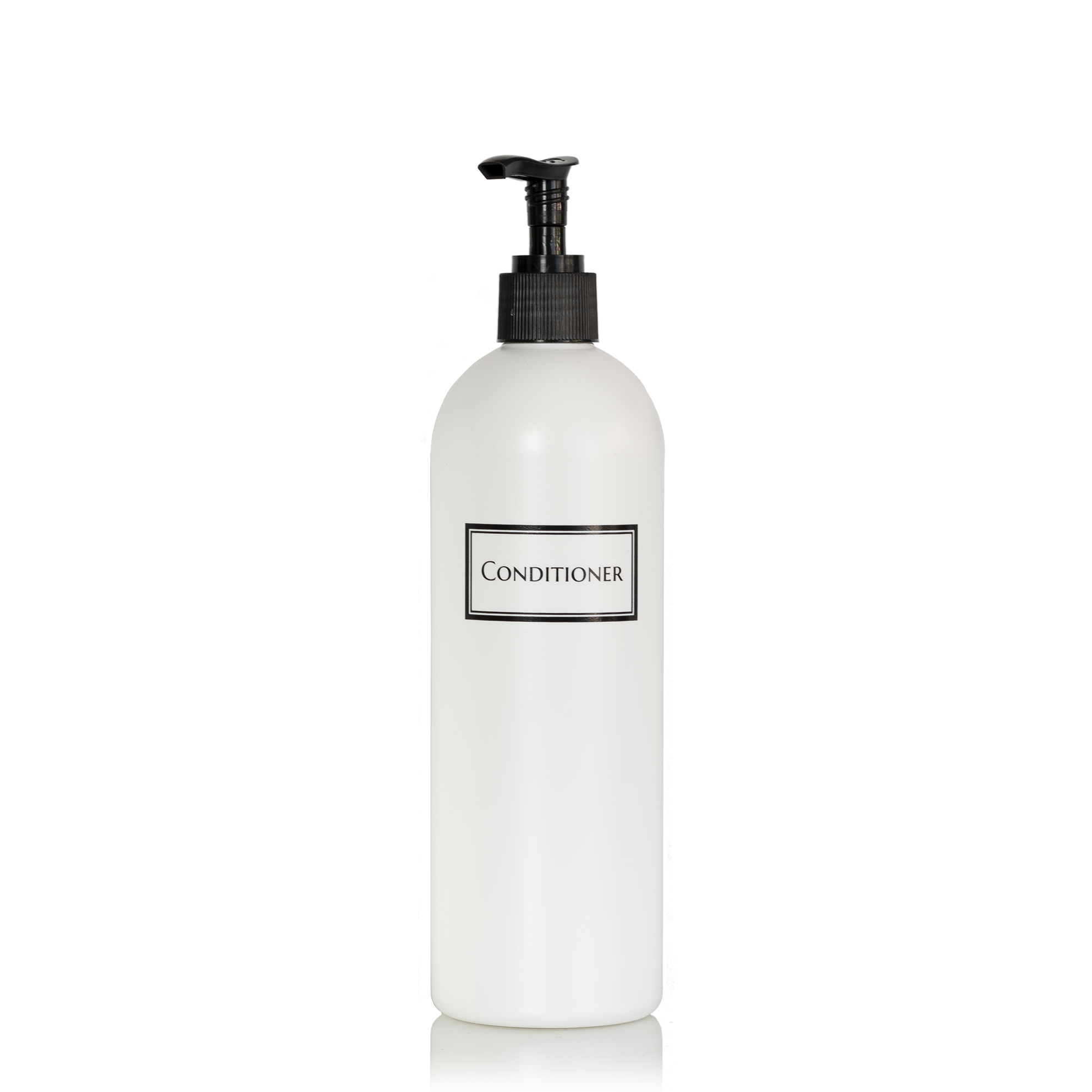 Silkscreened Cosmo/Bullet White Single Shower Bottle