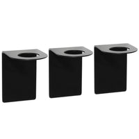 Wall Mounted Black Stainless Steel Bottle Holder