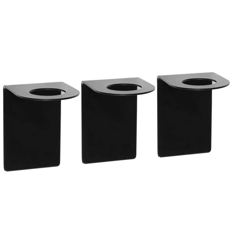 Wall Mounted Black Stainless Steel Bottle Holder