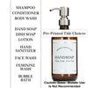 Amber "Modern Apothecary" Glass Bottle Trio