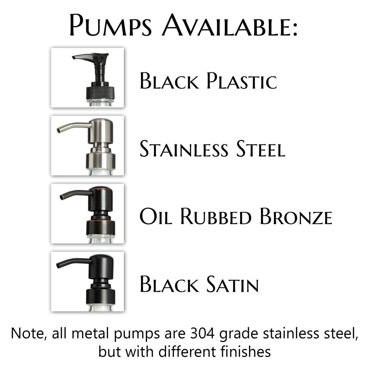 2 Amber Glass Modern Apothecary Euro Pump Bottles 16 oz