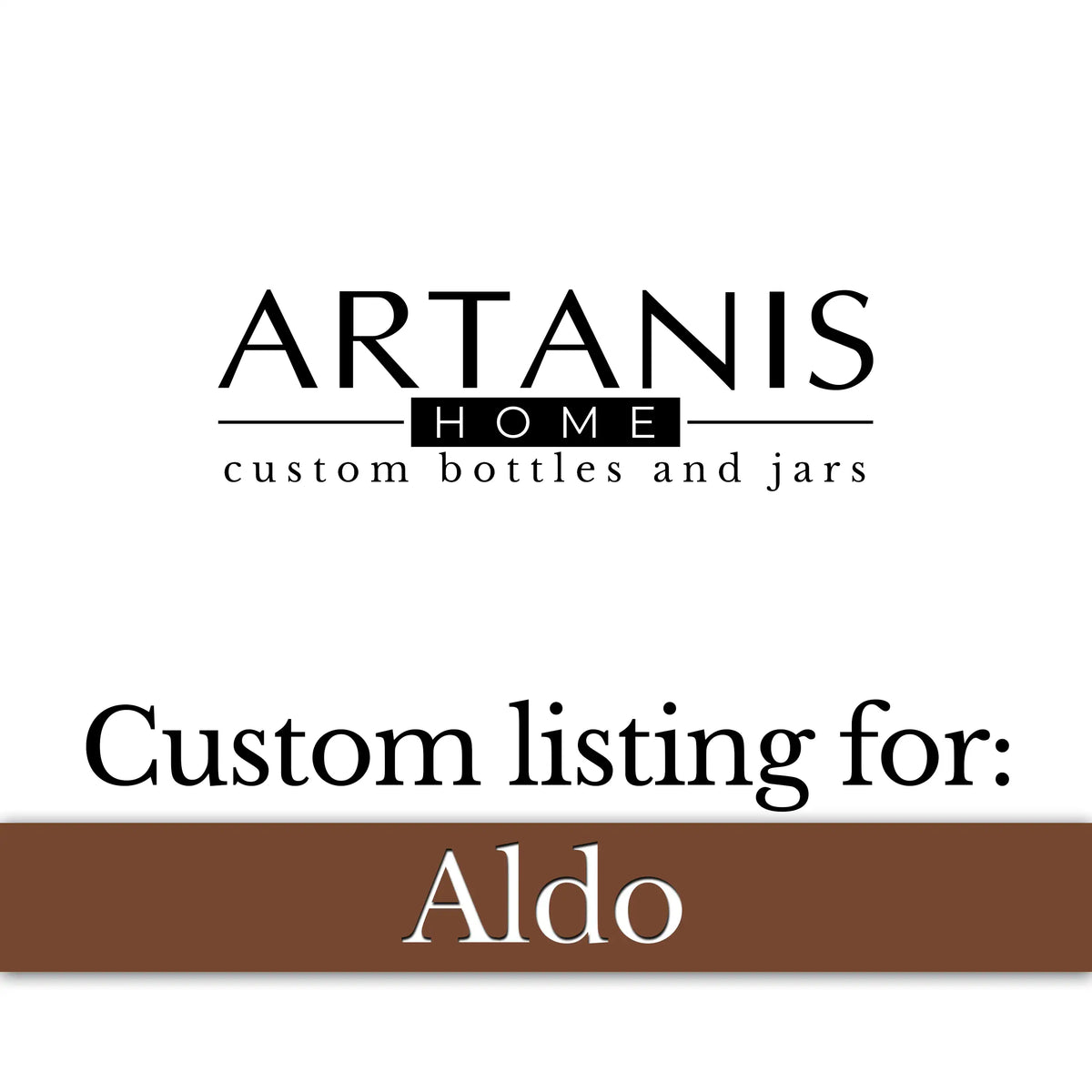 Custom Listing for Aldo