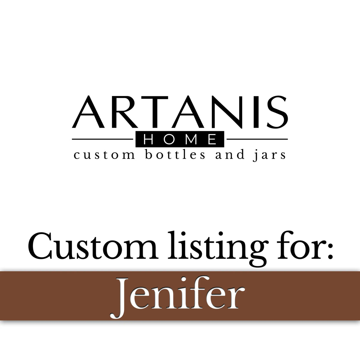 Custom Listing for Jenifer