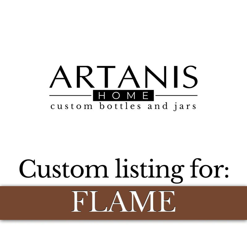 Custom Printed Bottles for Flame
