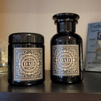 250ml Miron Violetglass apothecary jar and wide neck jar gifts for dad