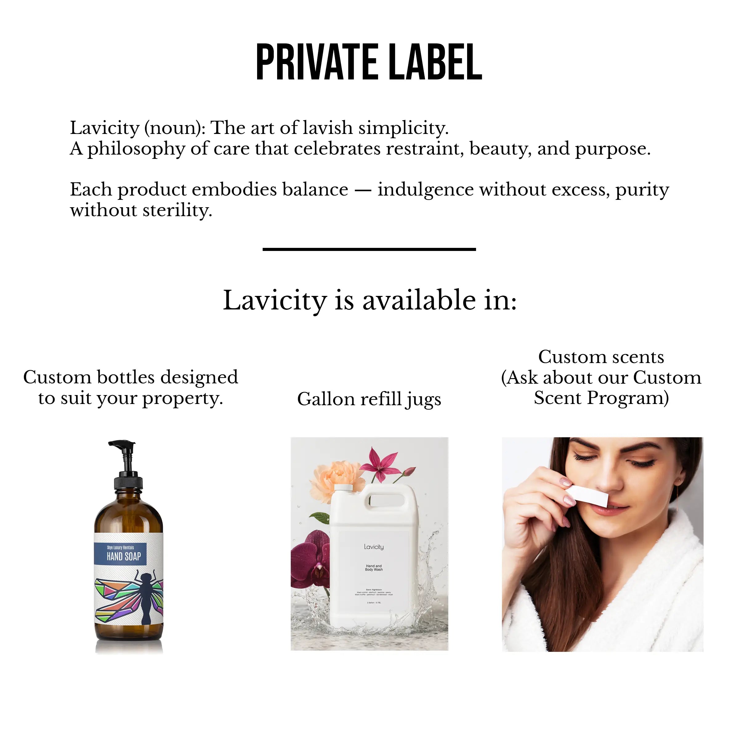 Lavicity Fine Liquid Amenities Samples