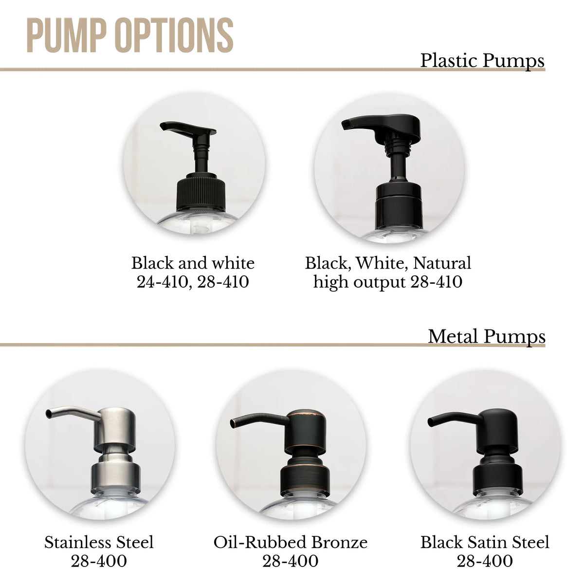 Replacement Pump for Bottles