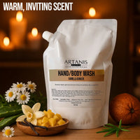 Liquid Hand/Body Wash Refill, Vanilla Ginger 32 oz