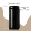 Miron Ultraviolet Glass Wide Neck Jar 1 Liter (33.8 oz )