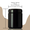Miron Ultraviolet Glass Wide Neck Jar 250ml (8 oz )