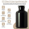 Miron Ultraviolet Glass Apothecary Jar 2 Liters (67 oz)