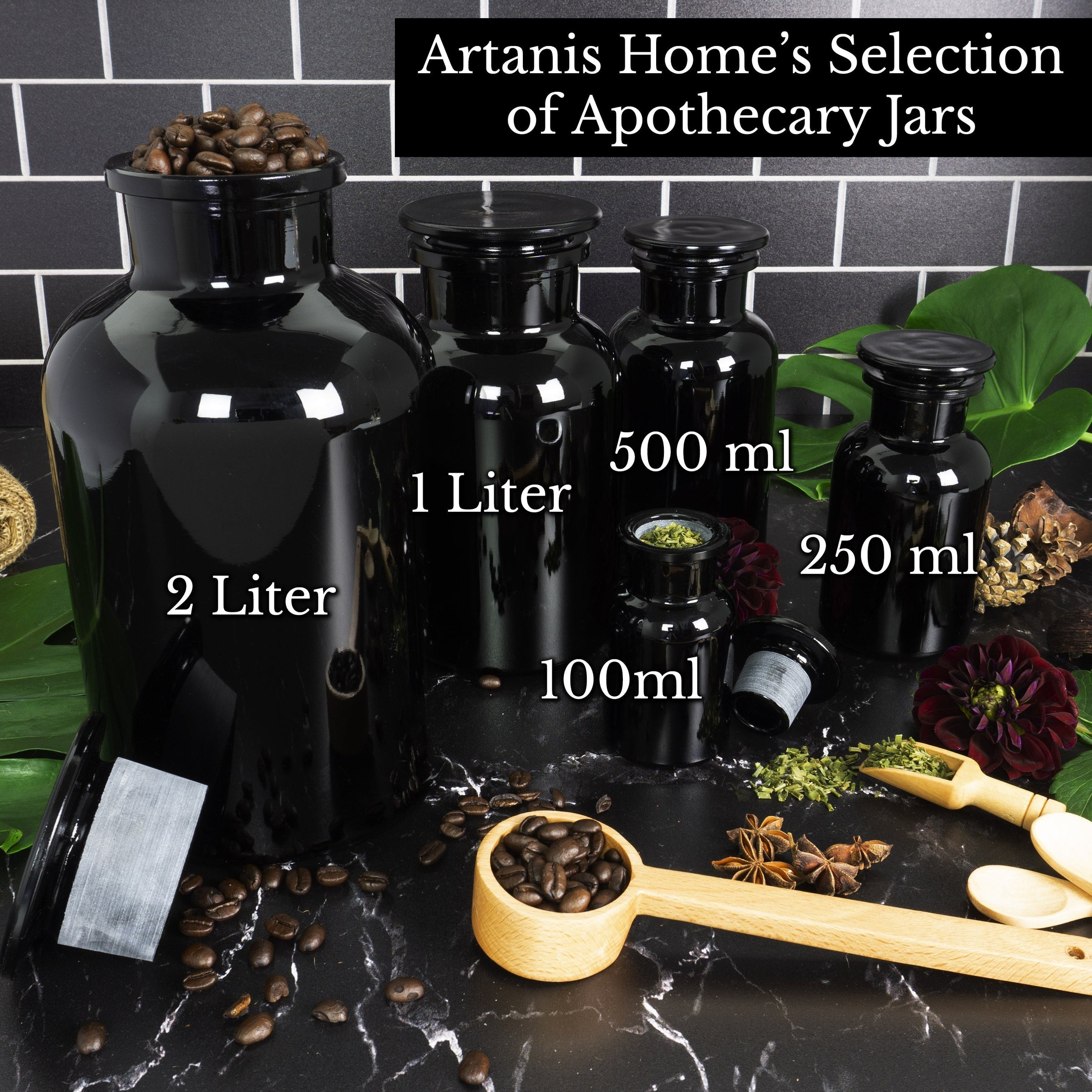 Miron Ultraviolet Glass Apothecary Jar 2 Liters (67 oz)