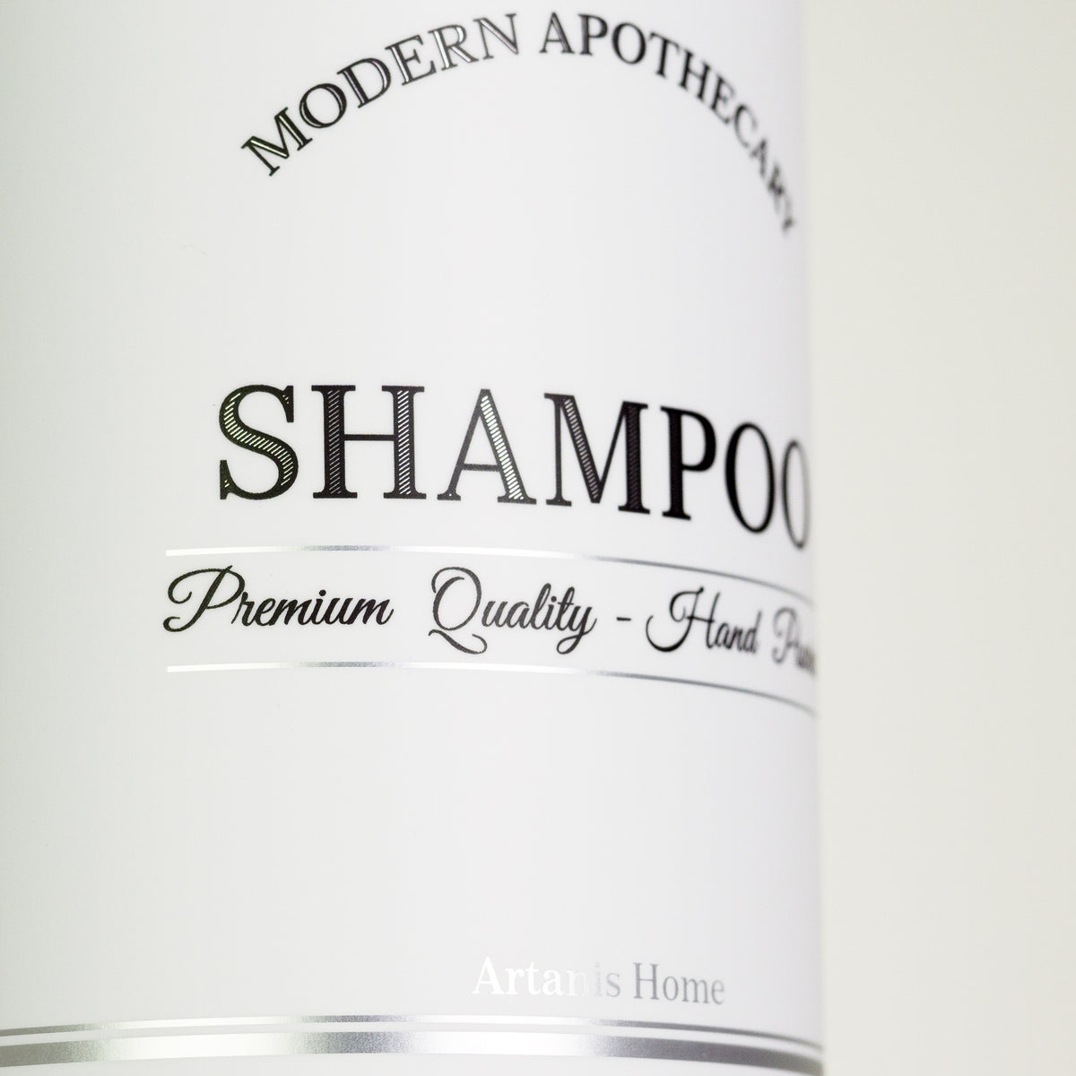 Clear "Modern Apothecary" PET Plastic Bottle