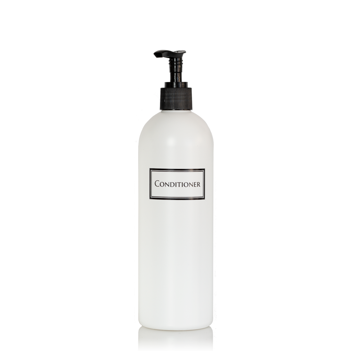 Silkscreened Cosmo/Bullet White Single Shower Bottle