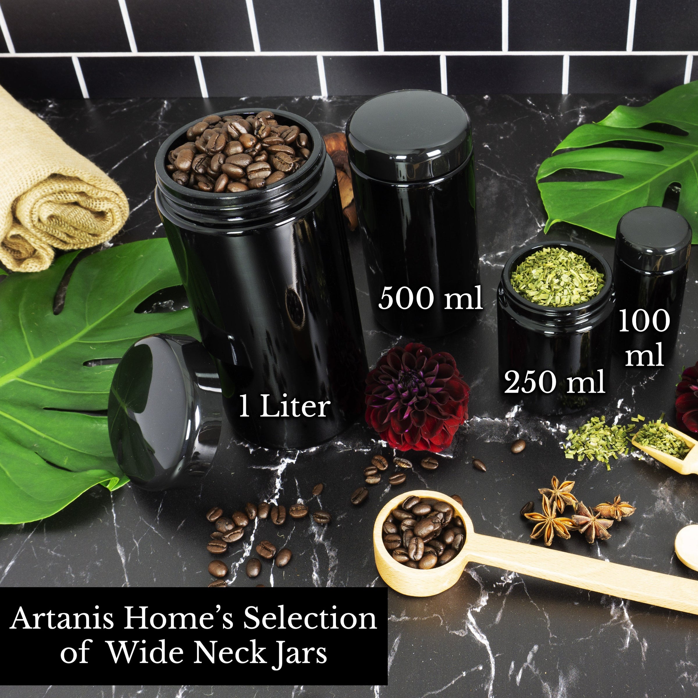 Customized Miron UV Glass Jar 500 ml (16 oz )